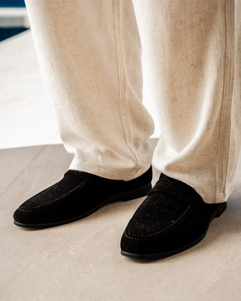 Vintage Suede Moccasins