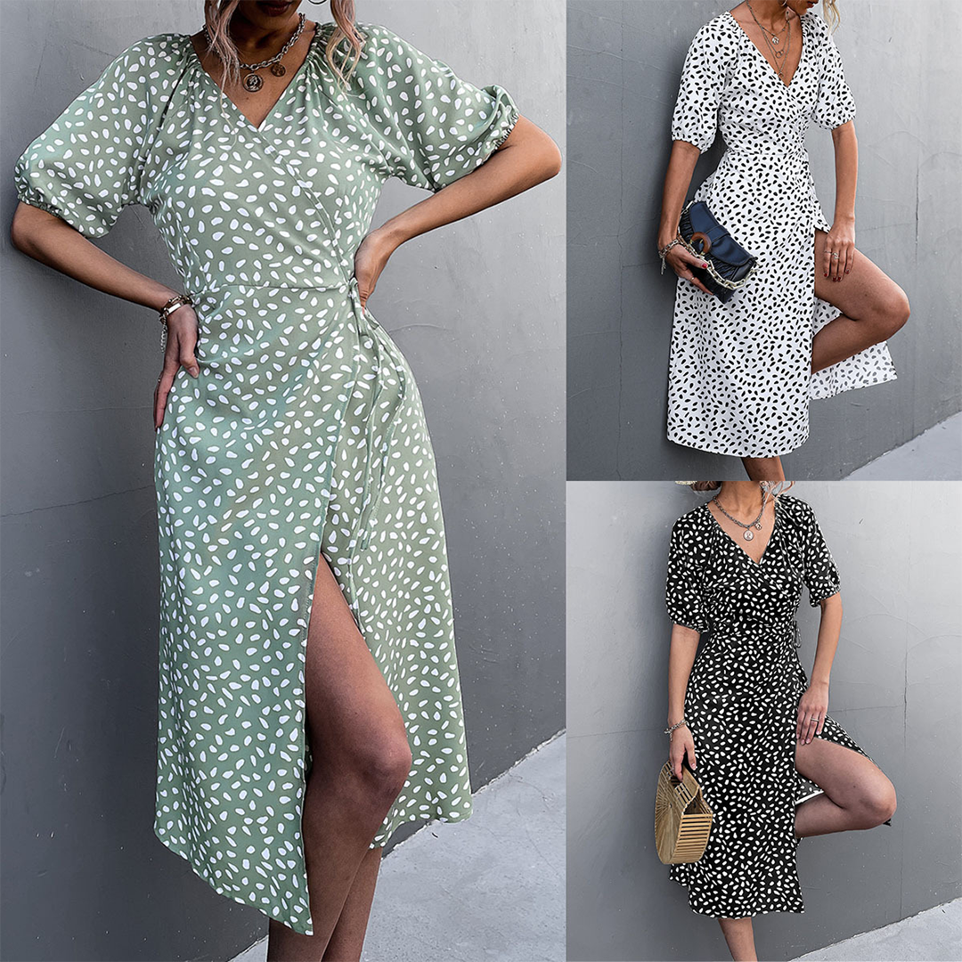 BERYL | Robe Imprimée au Design Unique - Luviera Fashion