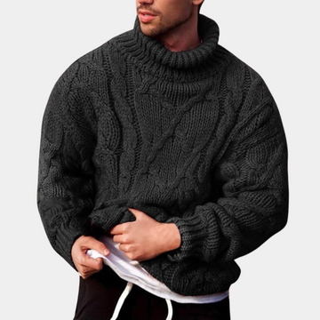 ÉLIO | Pull Laine Confort Col Chaud - Luviera Fashion