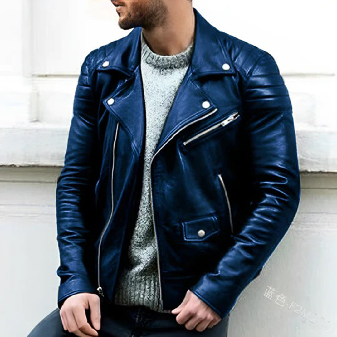 JULES | Blouson en Cuir Moderne - Luviera Fashion