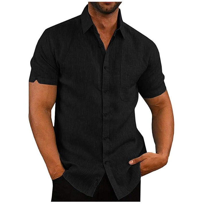 Polo Respirant Élégant et Confortable pour Hommes avec Patte de Boutonnage
