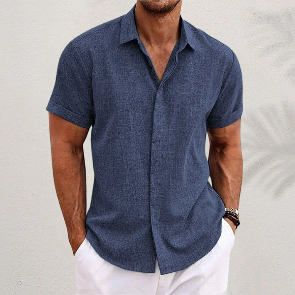 NOÉ | Chemise d'été fluide pour hommes, alliant confort et raffinement - Luviera Fashion