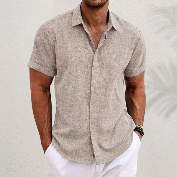 NOÉ | Chemise d'été fluide pour hommes, alliant confort et raffinement - Luviera Fashion