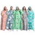 ALIX- Couverture chaude en polaire avec capuche - Luviera Fashion