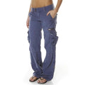 IZARAH | Pantalon cargo féminin avec poches pratiques - Luviera Fashion