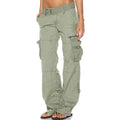 IZARAH | Pantalon cargo féminin avec poches pratiques - Luviera Fashion