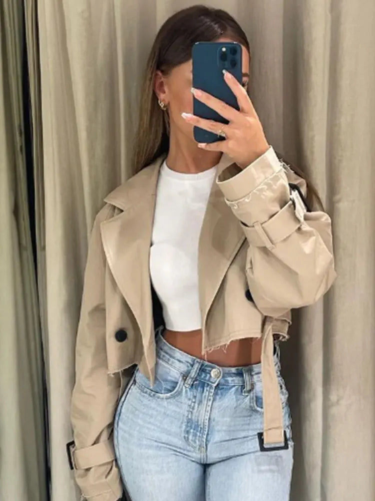 ÉLISE | Veste Décontractée Courte pour Dames - Luviera Fashion