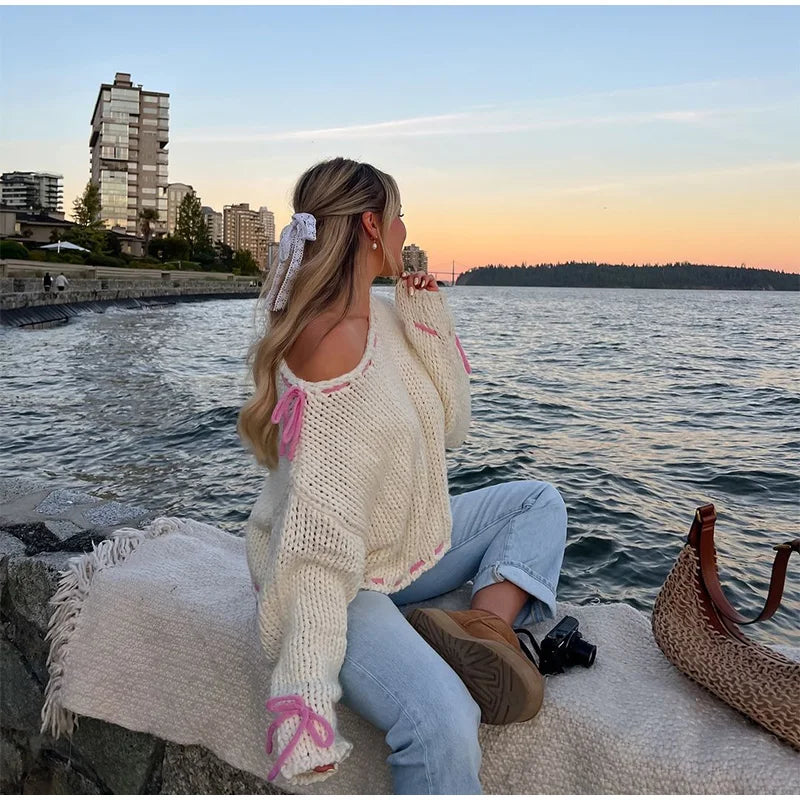 DAPHINA | Pull en tricot fluide et élégant pour un look casual raffiné - Luviera Fashion