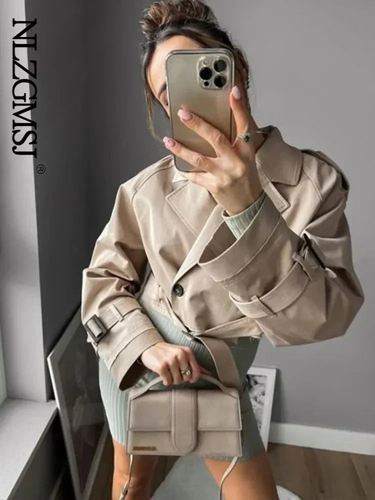 ÉLISE | Veste Décontractée Courte pour Dames - Luviera Fashion