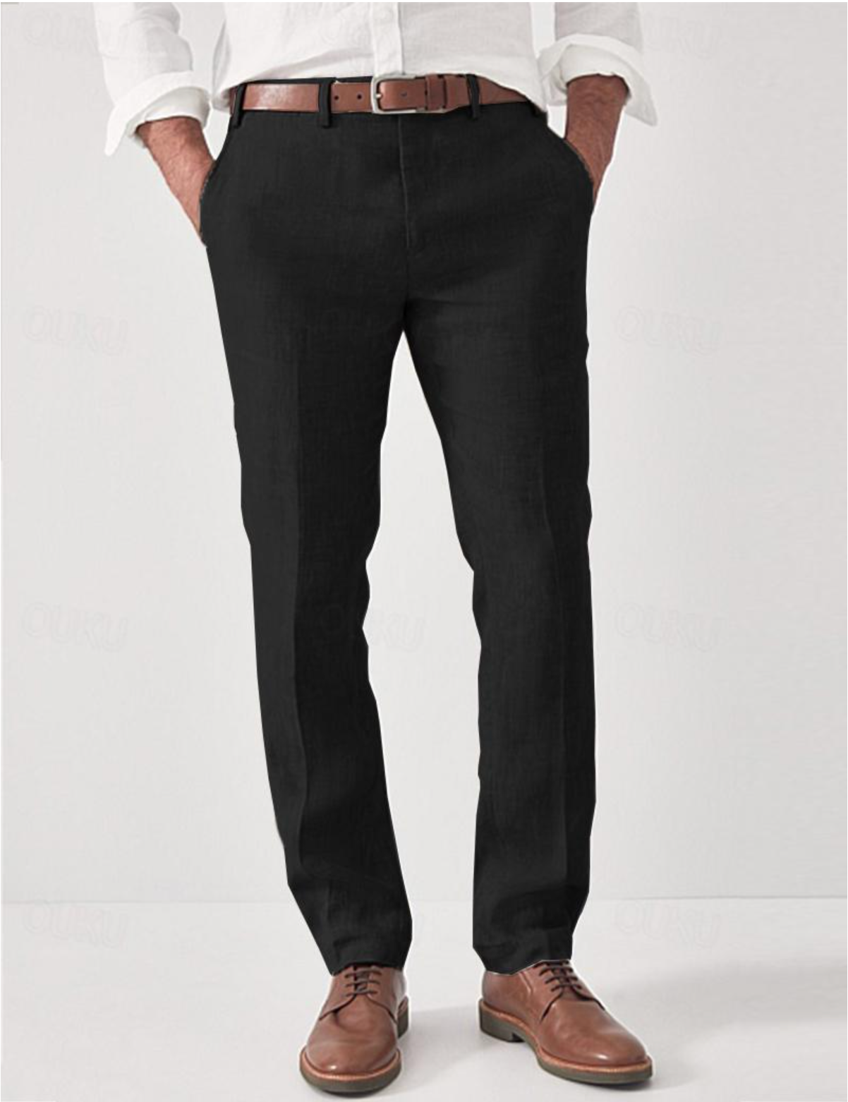 MATHIS | Pantalon de lin chic et léger pour homme - Luviera Fashion