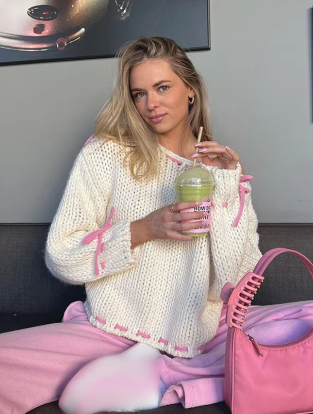 DAPHINA | Pull en tricot fluide et élégant pour un look casual raffiné - Luviera Fashion