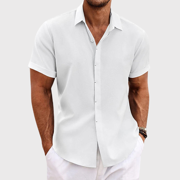 NOÉ | Chemise d'été fluide pour hommes, alliant confort et raffinement - Luviera Fashion