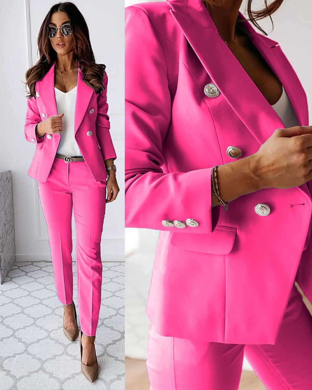 CHLOÉ | Ensemble blazer moderne et élégant pour femme - Luviera Fashion